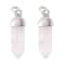 12 Packs: 2 ct. (24 total) Signature Color Shop Rose Quartz Point Charms by Bead Landing™
